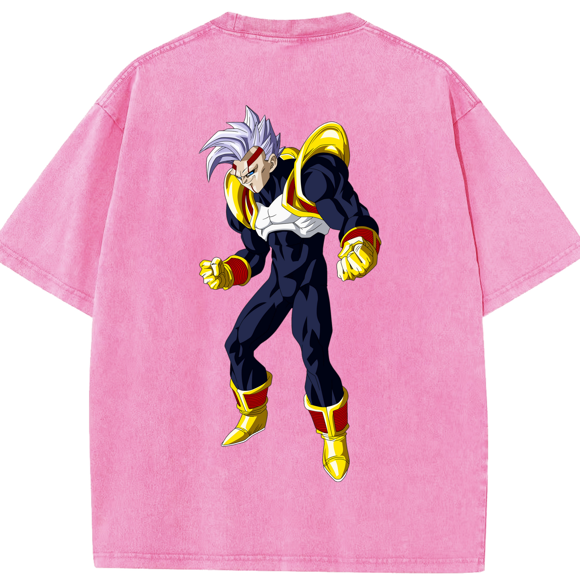 （画像用） ドラゴンボール DRAGON BALL 綿100% ヴィンテージ風 半袖Tシャツ（背面プリント）